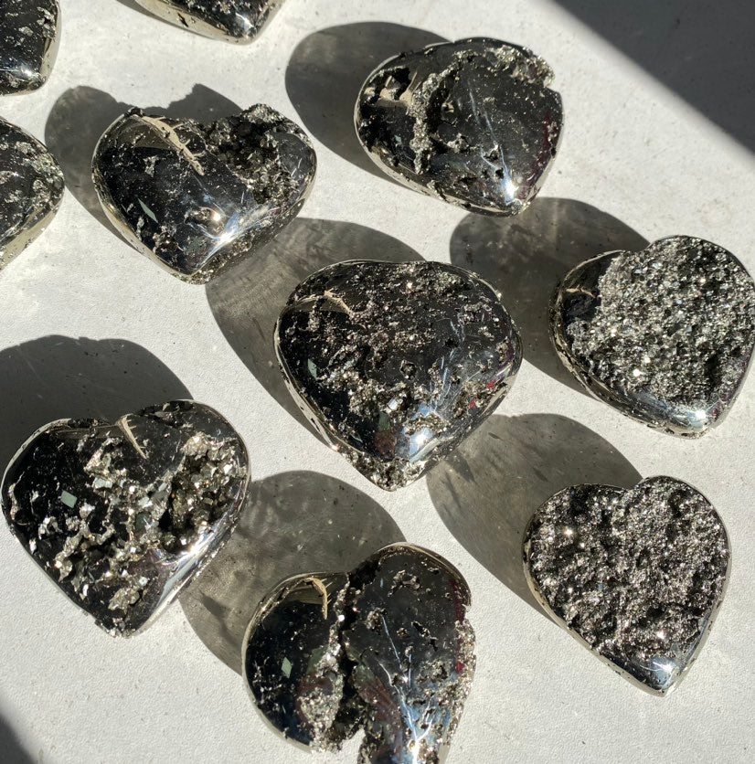 AA Grade Pyrite Heart - Image 3