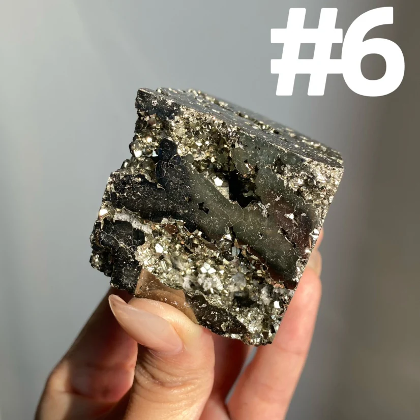 AAA Grade Pyrite Cube
