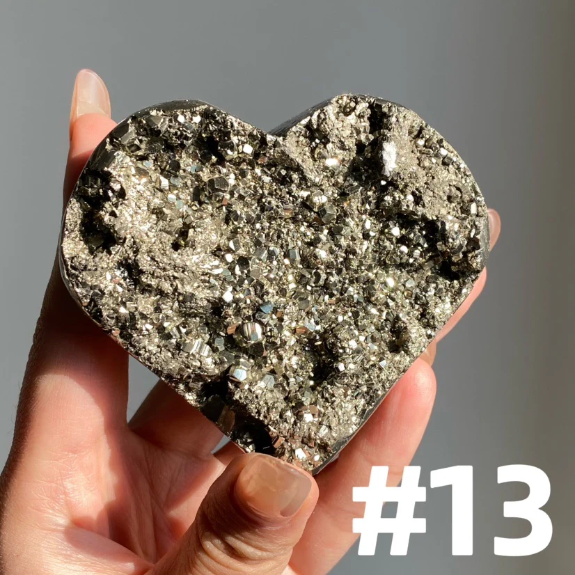 AAA Grade Pyrite Heart - Image 10