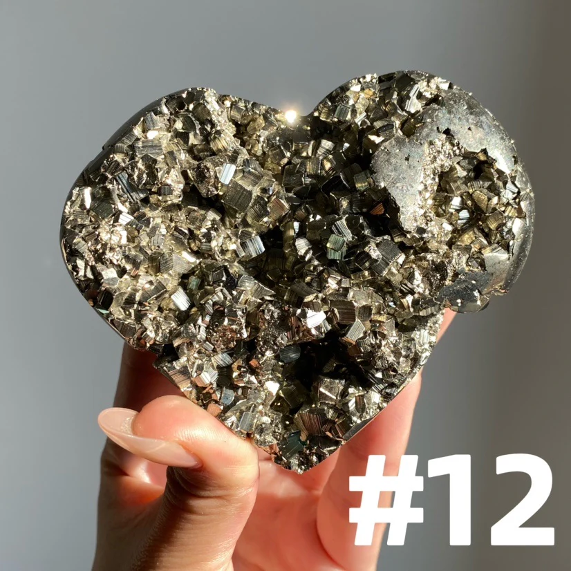 AAA Grade Pyrite Heart - Image 3