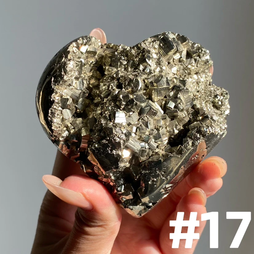 AAA Grade Pyrite Heart - Image 5