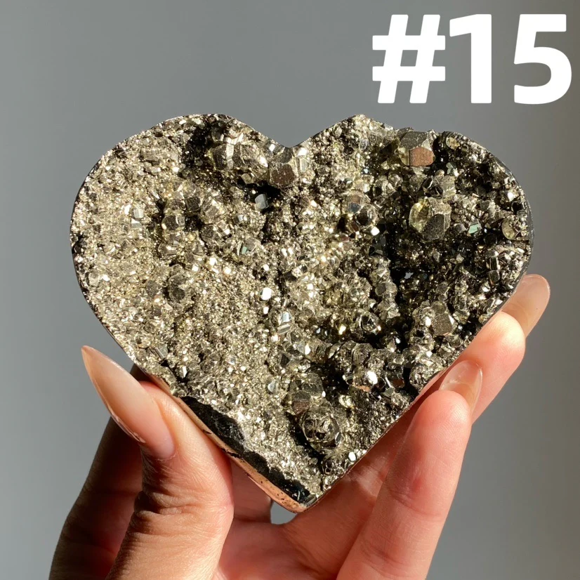 AAA Grade Pyrite Heart - Image 6