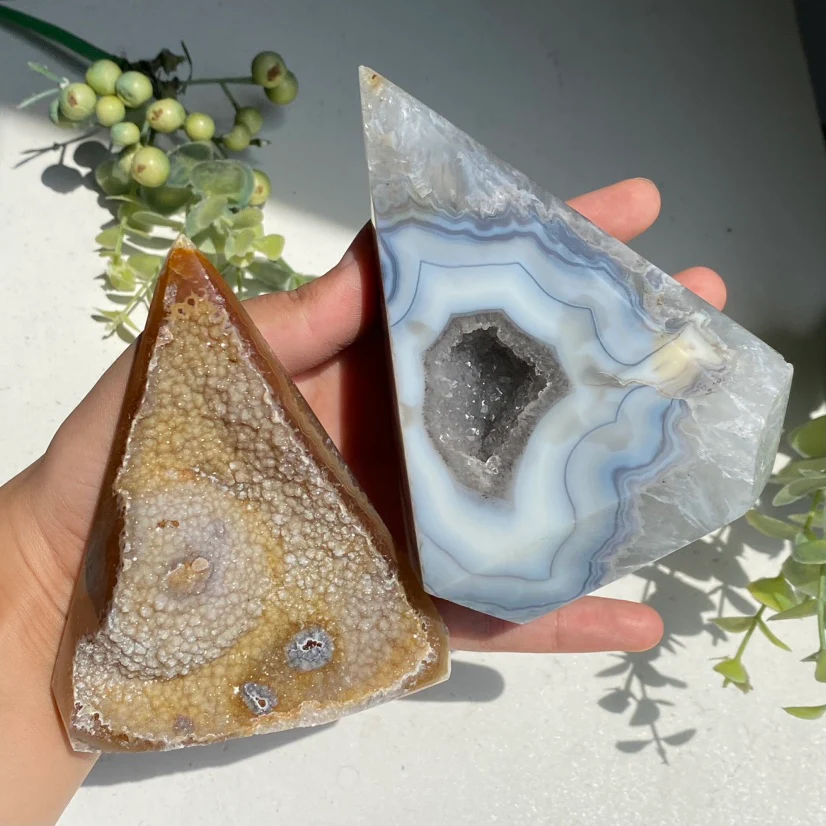 Agate Druzy Diamond Tower - Image 2