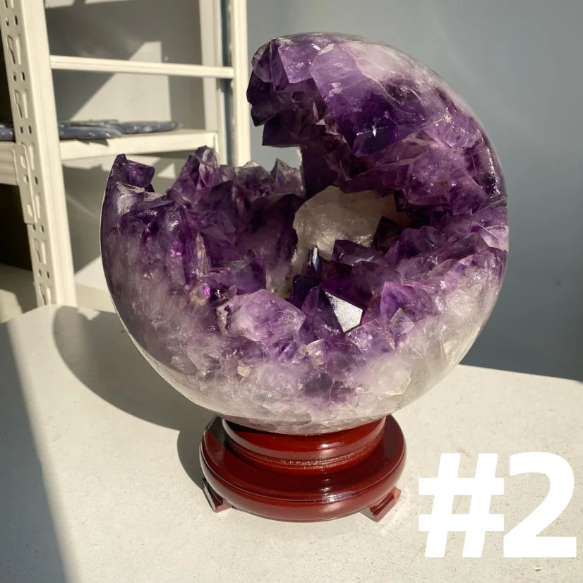 Amethyst Druzy Big Sphere - Image 4