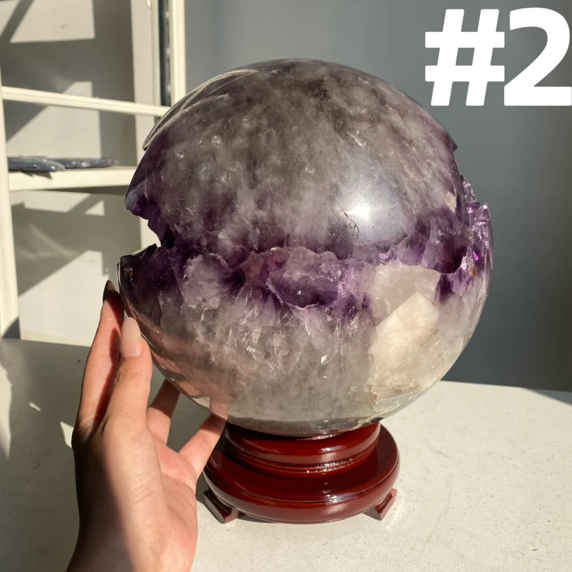 Amethyst Druzy Big Sphere - Image 5