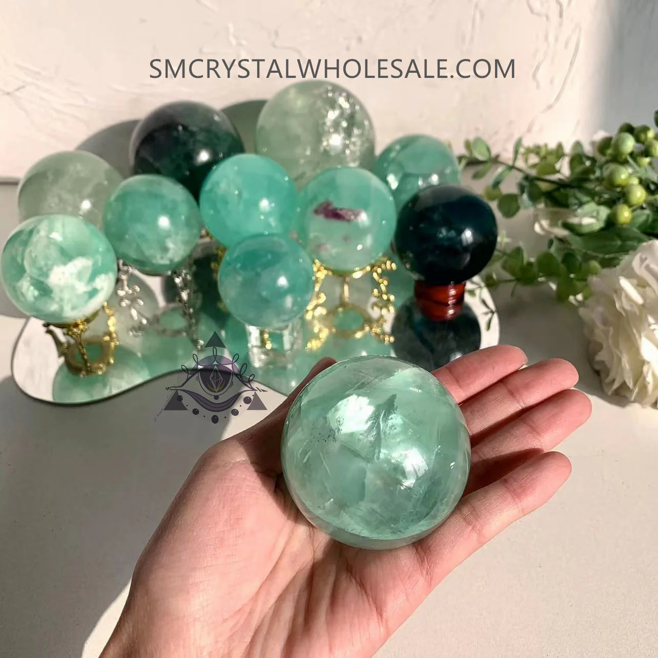 Baja Blast Fluorite Big Spheres
