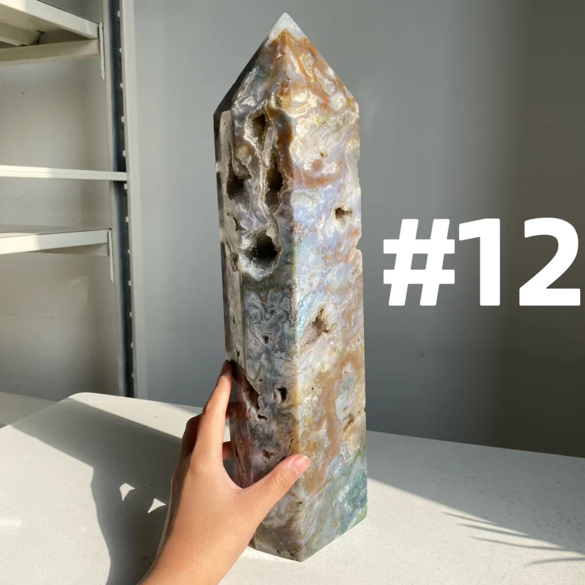 Big Moss Agate Tower - Image 5