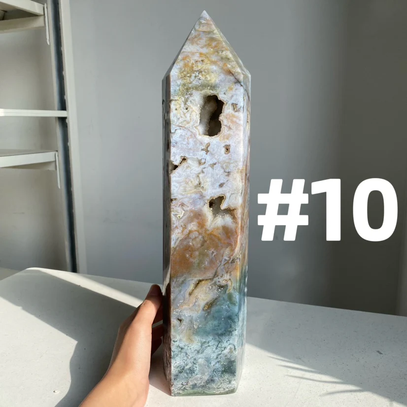 Big Moss Agate Tower - Image 6