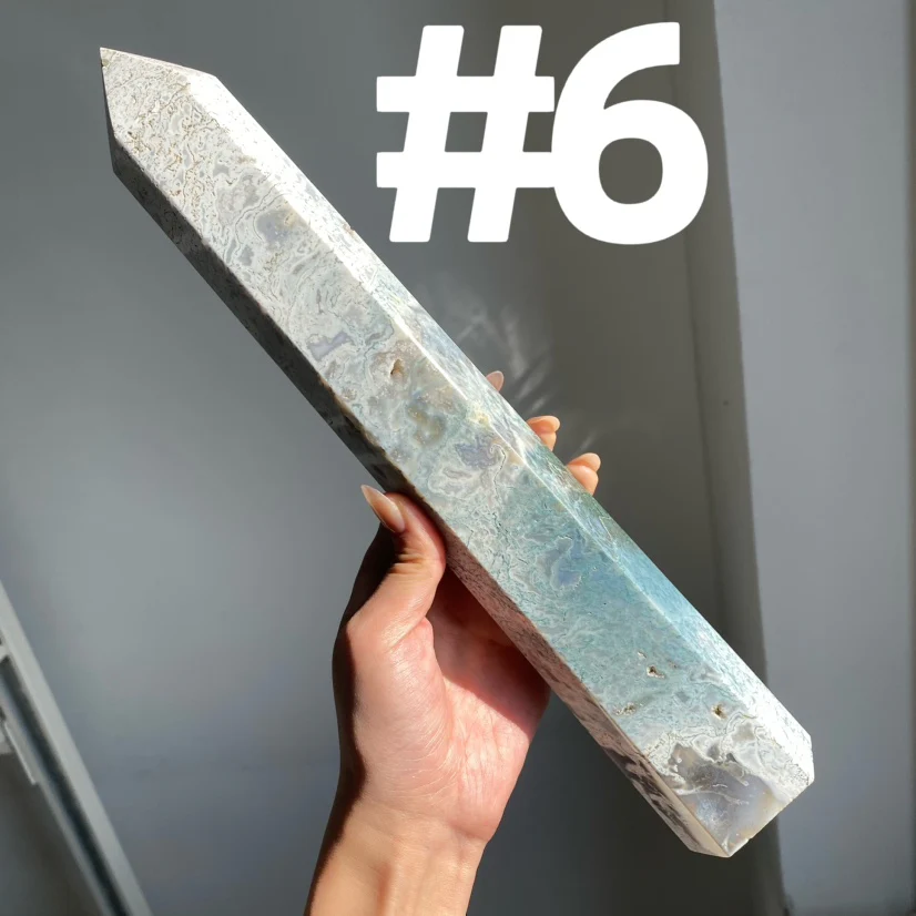 Big Moss Agate Tower - Image 7