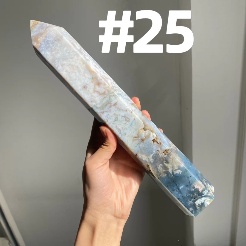 Big Moss Agate Tower - Image 8