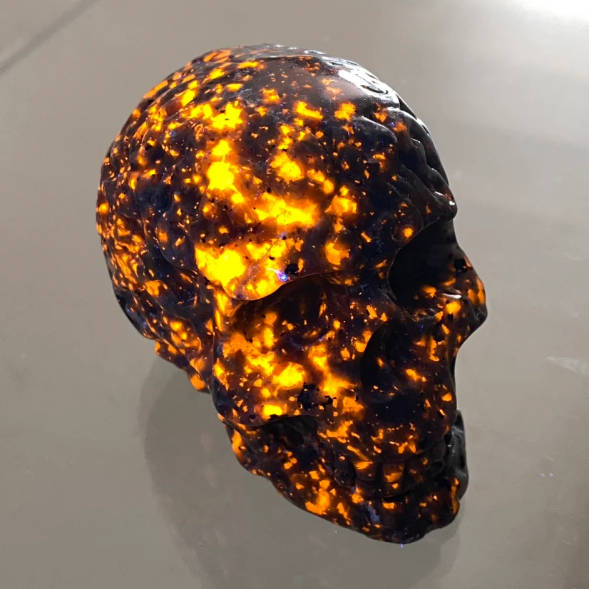 Big Yooperlite Flower Skull - Image 3