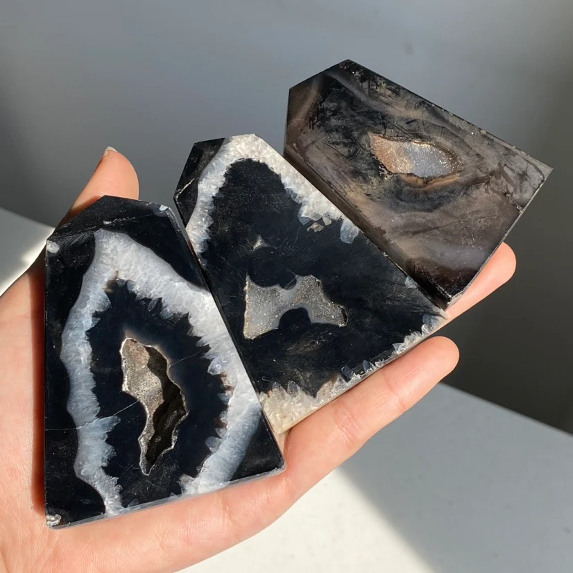 Black Agate Druzy Tower - Image 2