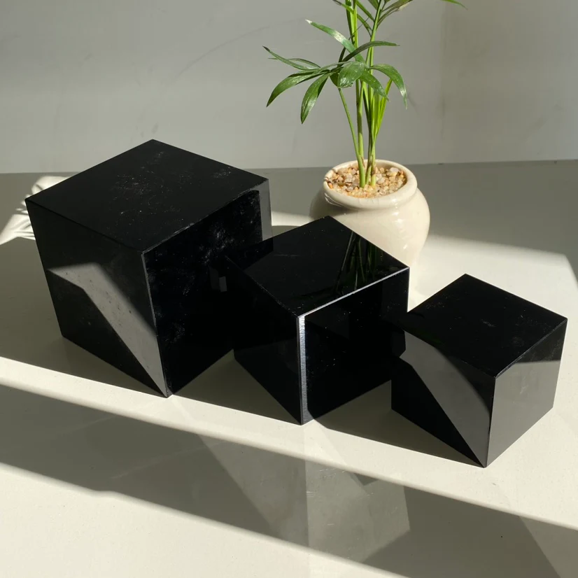 Black Obsidian Cube - Image 5