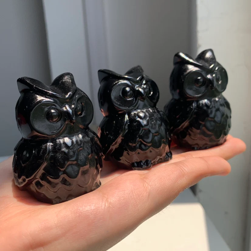 Black Obsidian Owl - Image 3