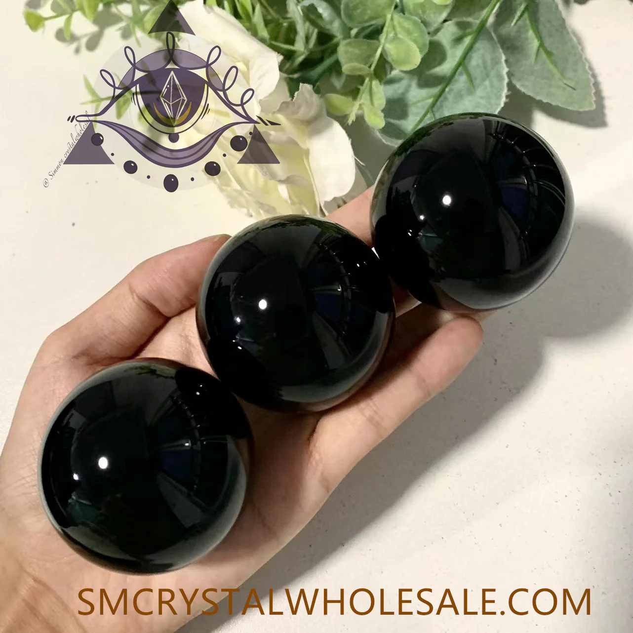 Black Obsidian Sphere - Image 4