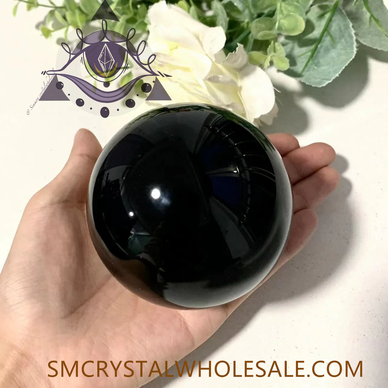 Black Obsidian Sphere - Image 5