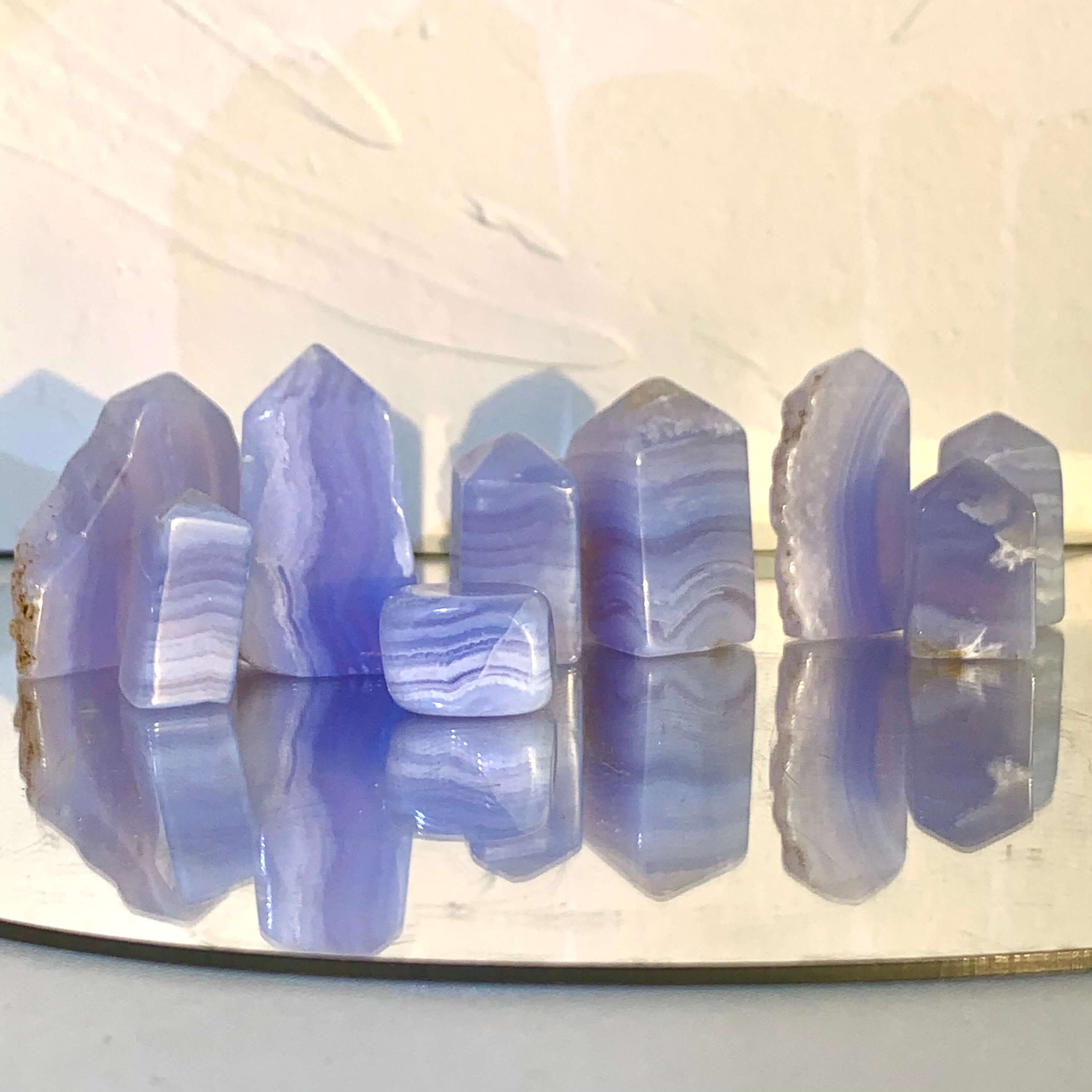 Blue Lace Agate Mini Tower - Image 4