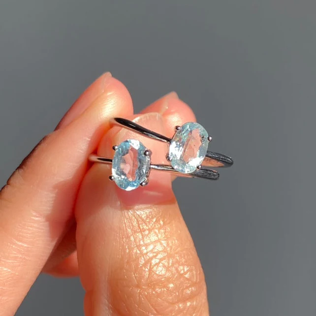 Blue Topaz Ring