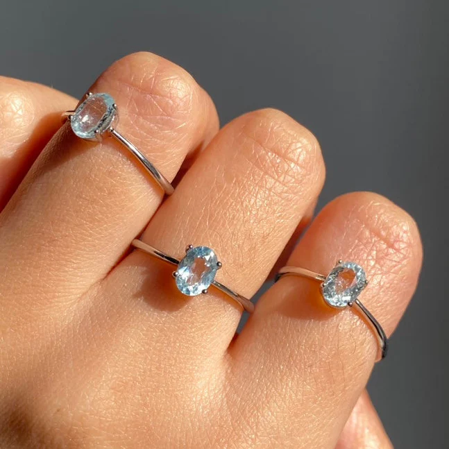 Blue Topaz Ring - Image 2