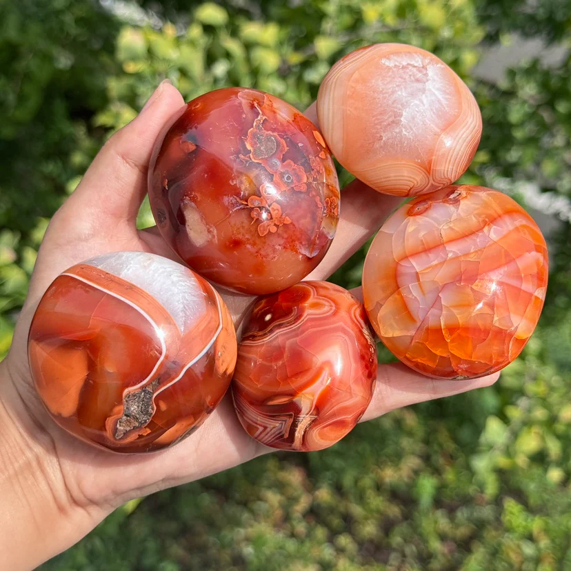 Carnelian Palm Stone - Image 3