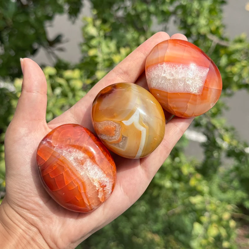 Carnelian Palm Stone - Image 4