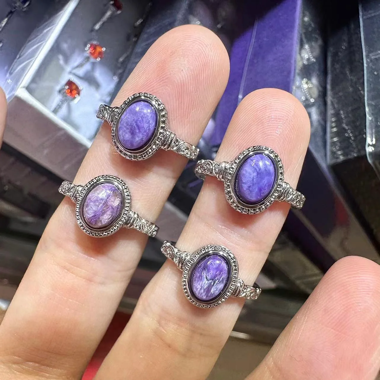 Charoite Rings - Image 2