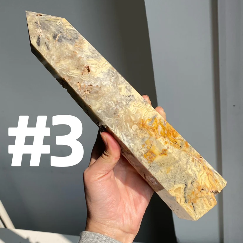Crazy Lace Agate Big Tower
