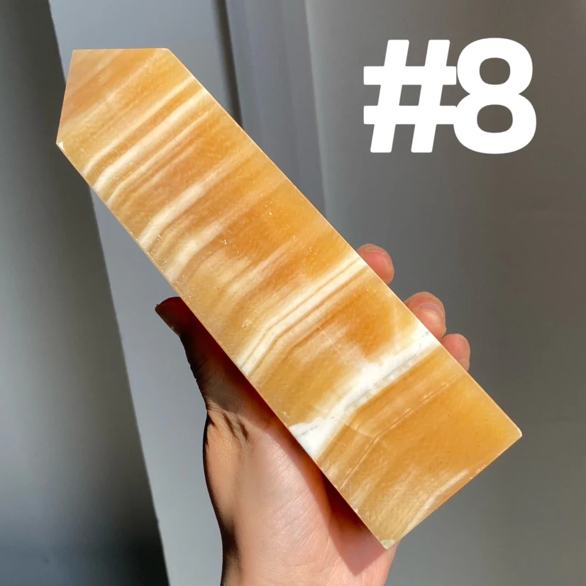 Orange Calcite Big Towers - Image 3