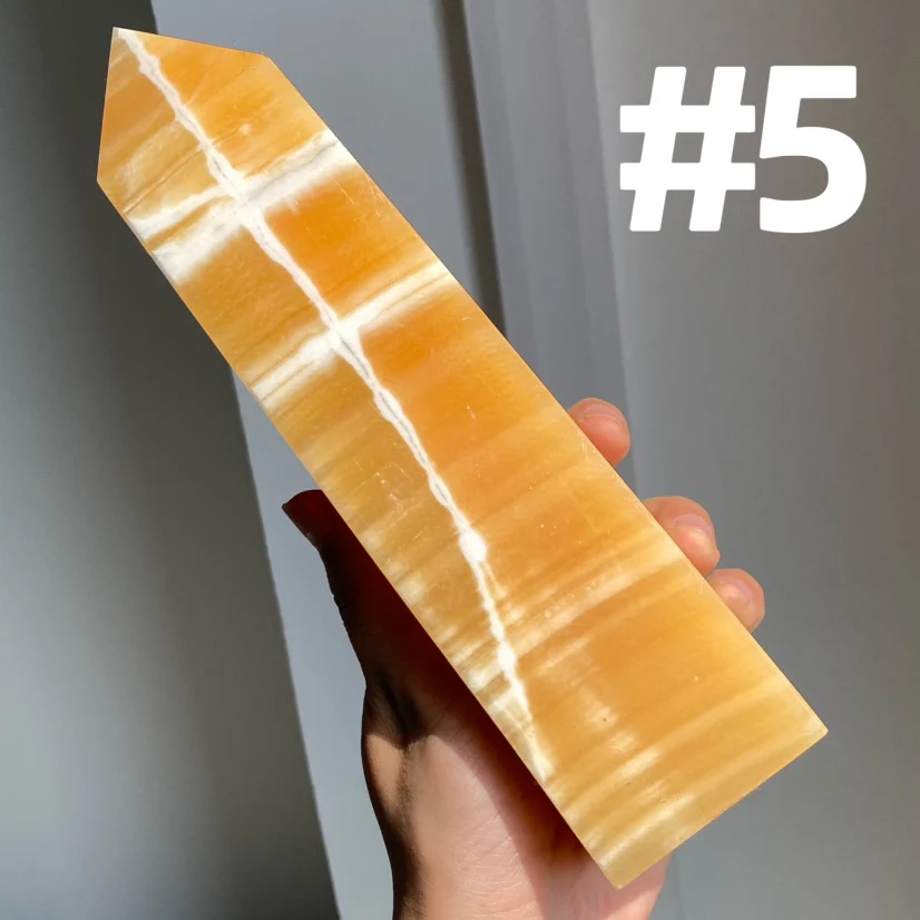 Orange Calcite Big Towers - Image 4