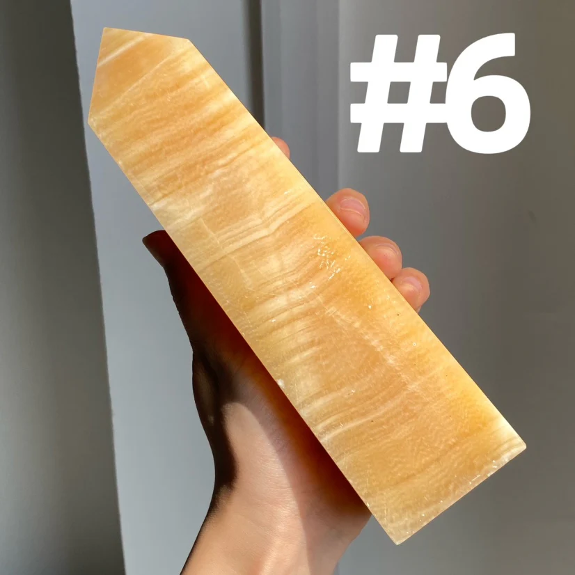 Orange Calcite Big Towers - Image 6