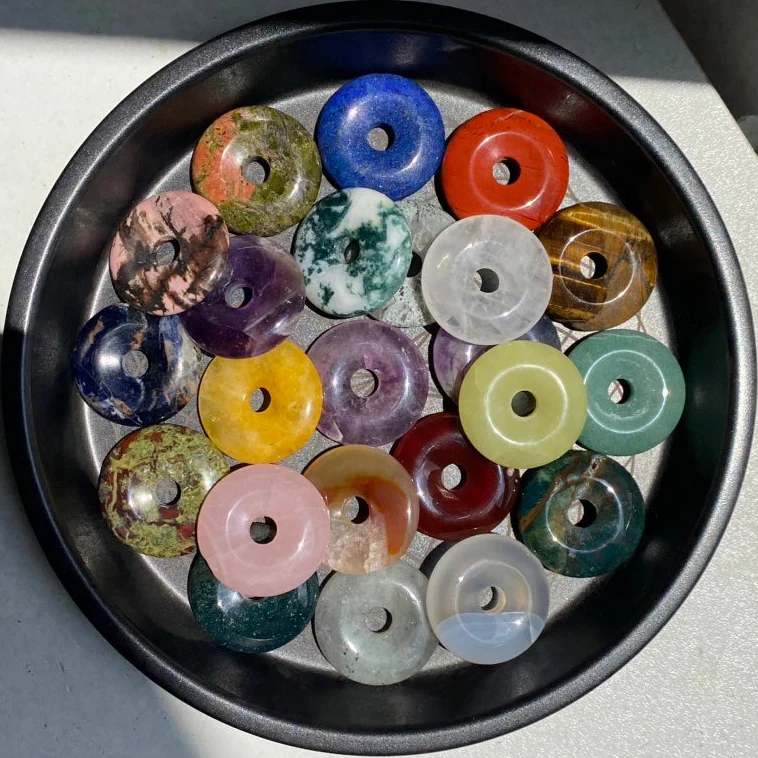 Donut Pendant Confetti (imperfect)