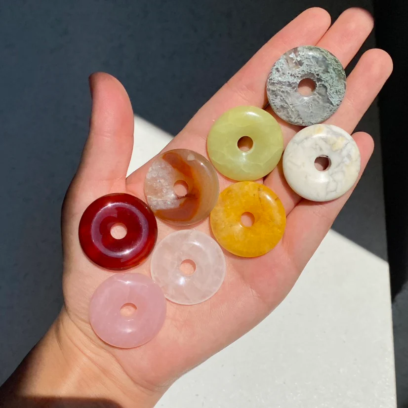 Donut Pendant Confetti (imperfect) - Image 3