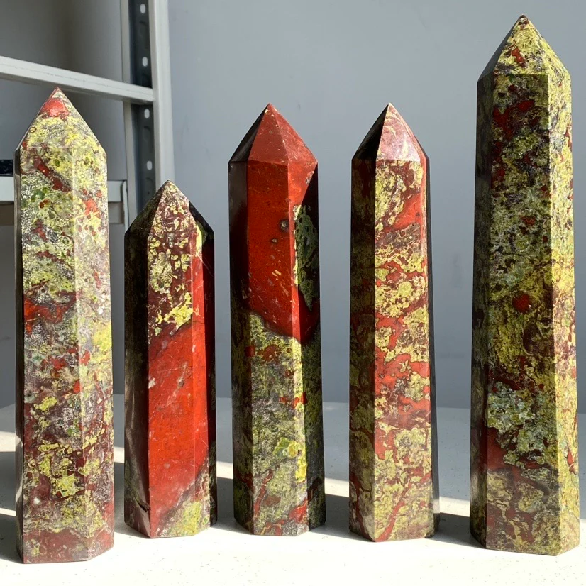 Dragon Blood Jasper Big Tower