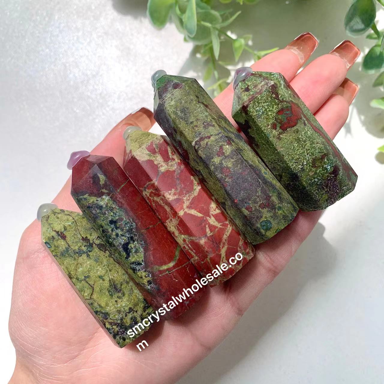 Dragon Blood Jasper Small Tower - Image 2