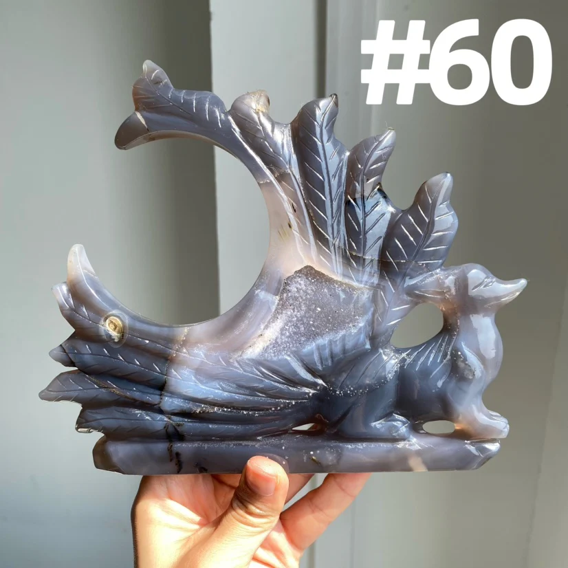 Druzy Agate 9 Tailed Fox - Image 12