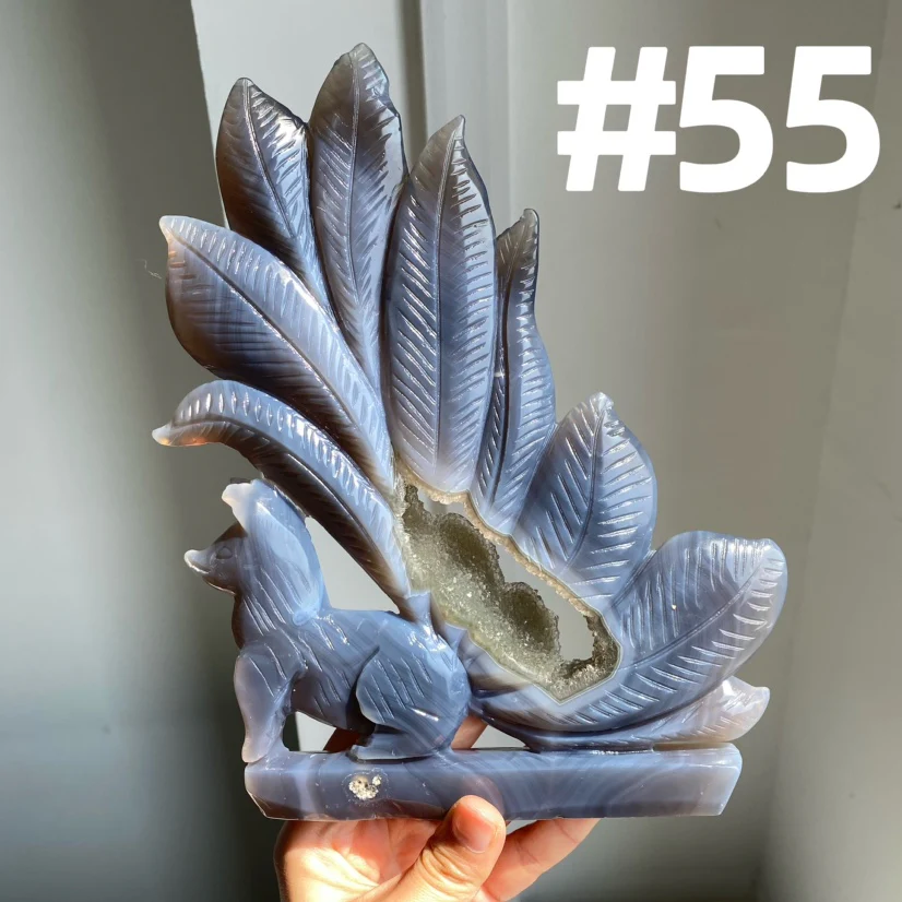 Druzy Agate 9 Tailed Fox - Image 13