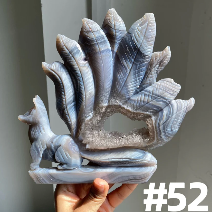 Druzy Agate 9 Tailed Fox - Image 9