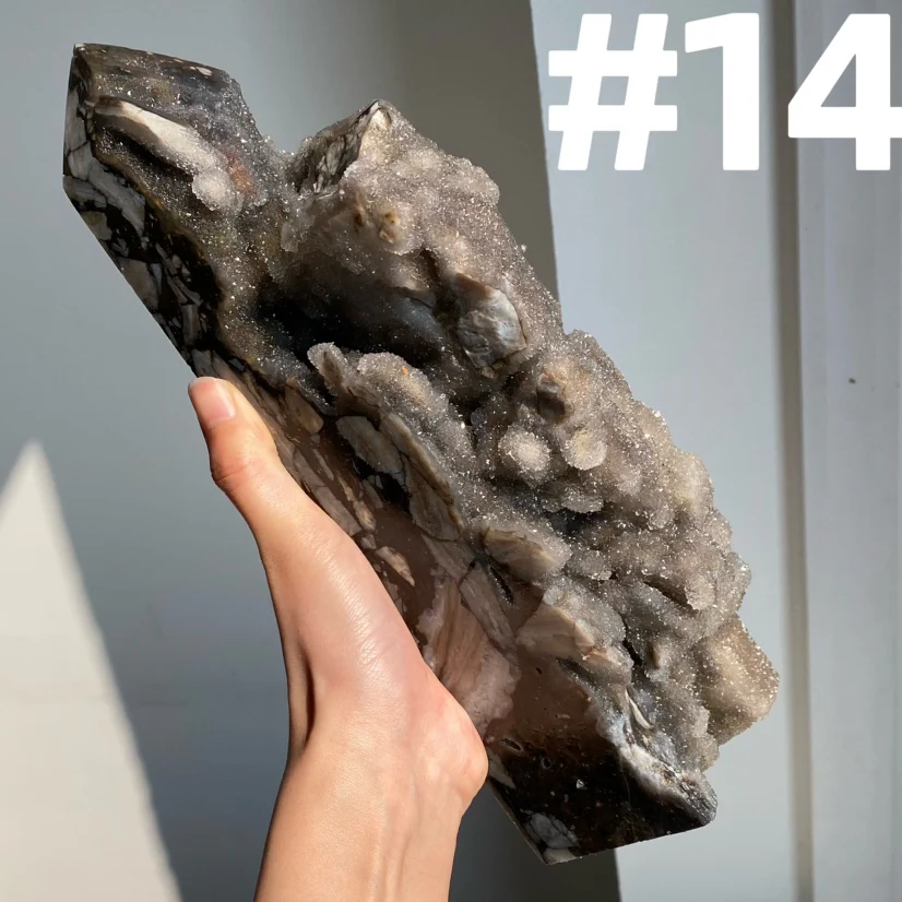 Druzy Calcite Big Tower