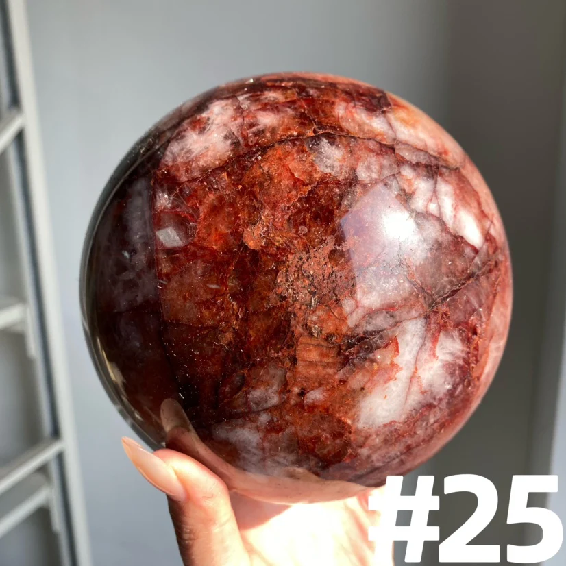 Fire Quartz Big Spheres - Image 6