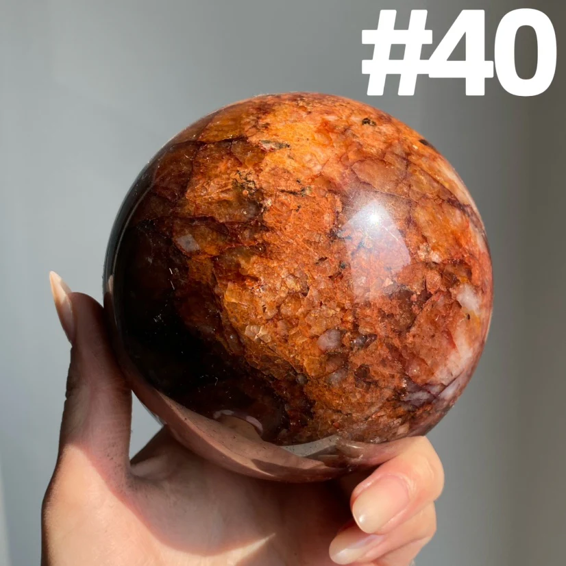 Fire Quartz Big Spheres - Image 8