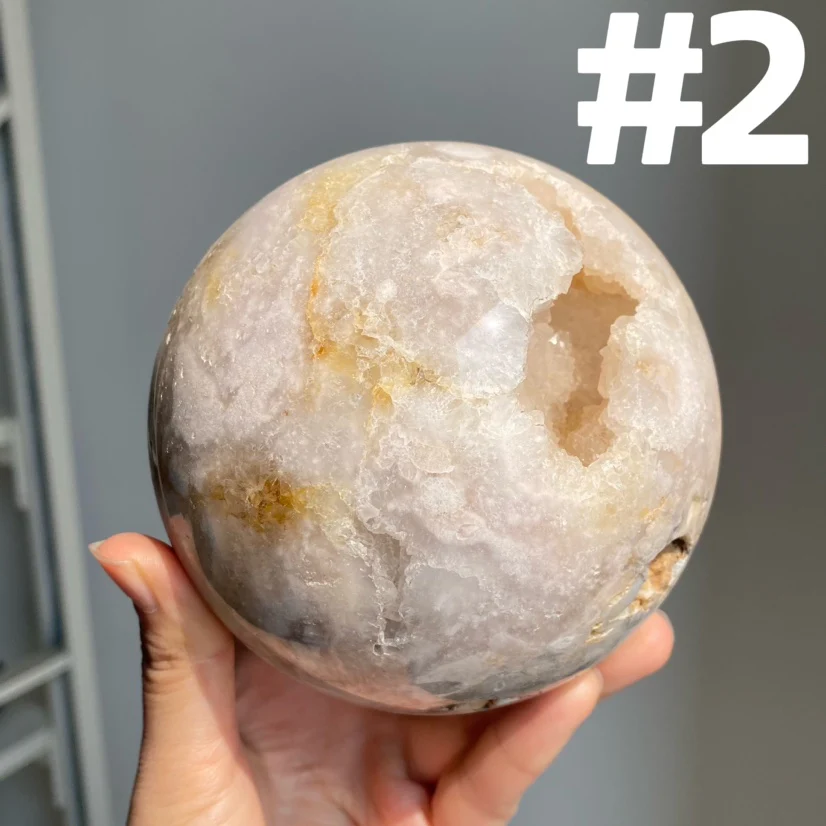 Flower Agate Big Sphere - Image 2