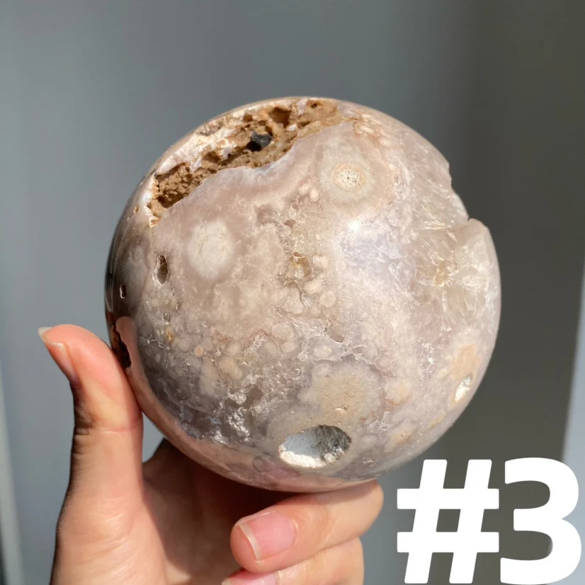 Flower Agate Big Sphere - Image 3