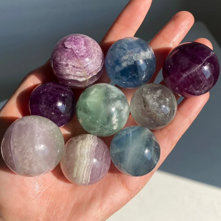 Fluorite Small Sphere (imperfect) - Image 2