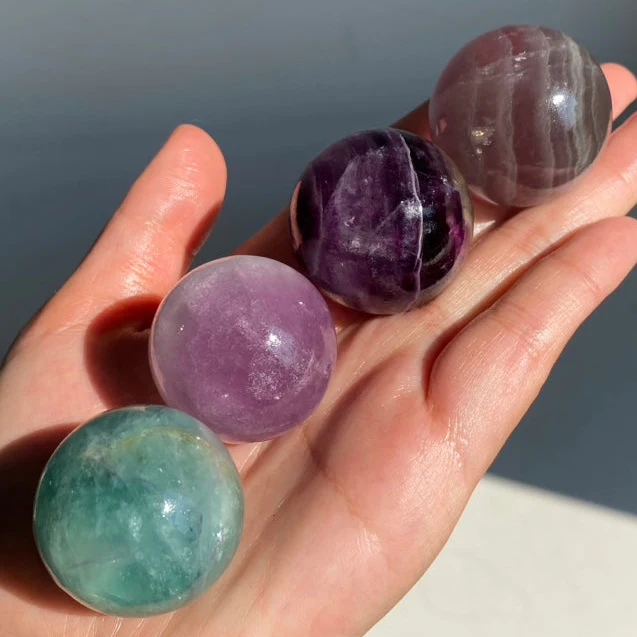 Fluorite Small Sphere (imperfect) - Image 3