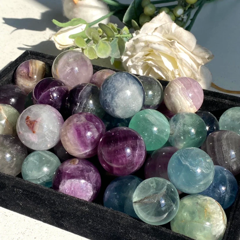 Fluorite Small Sphere (imperfect) - Image 4