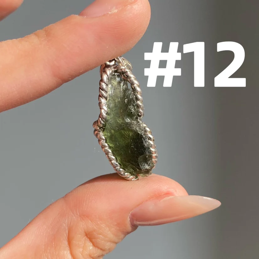 Genuine Moldavite Pendant - Image 10