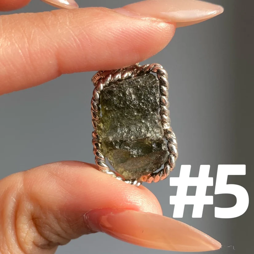 Genuine Moldavite Pendant - Image 2
