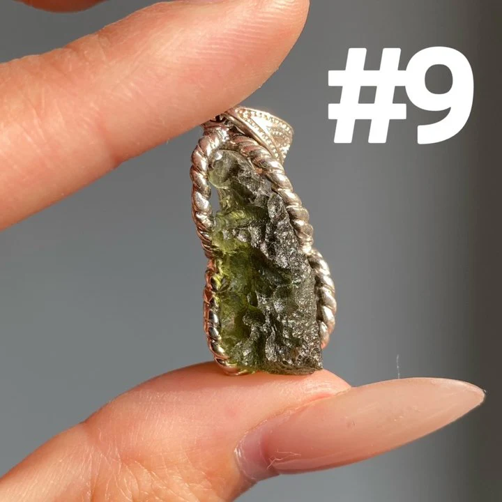 Genuine Moldavite Pendant - Image 3