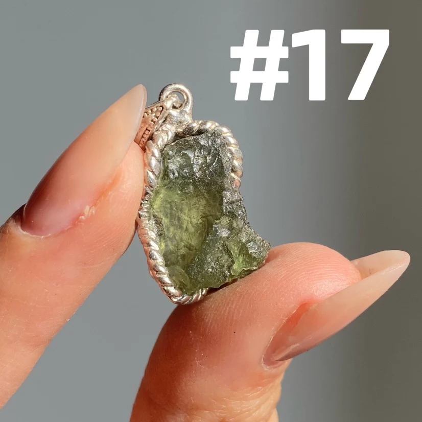 Genuine Moldavite Pendant - Image 5
