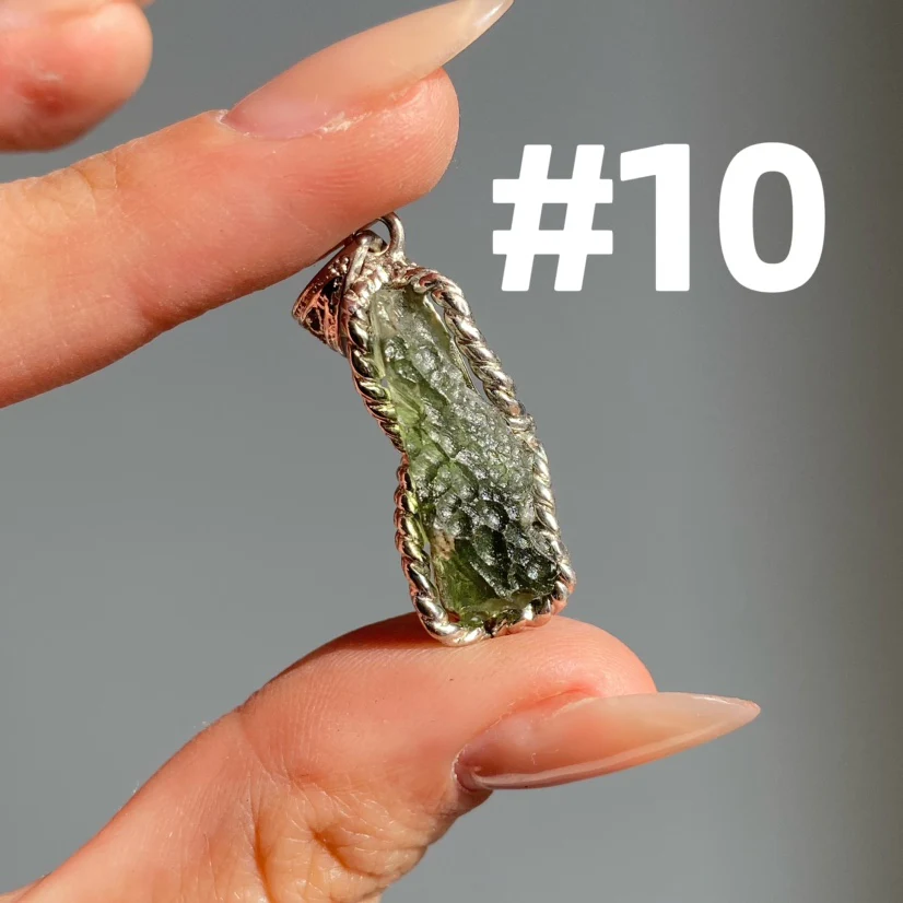 Genuine Moldavite Pendant - Image 7